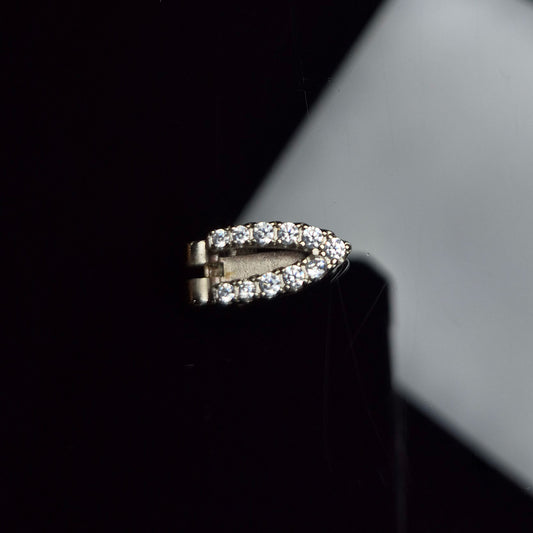 C Decor Diamonds Prong Set C Piece - Silver (Unit)