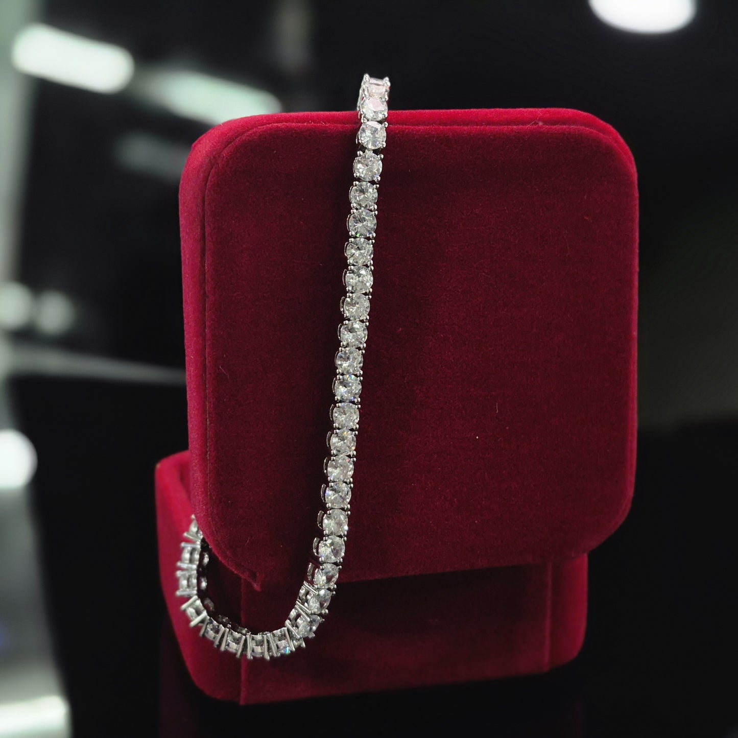 S925 Moissanite Diamond Bracelet - 3mm