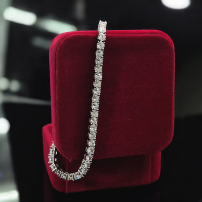 S925 Moissanite Diamond Bracelet - 3mm