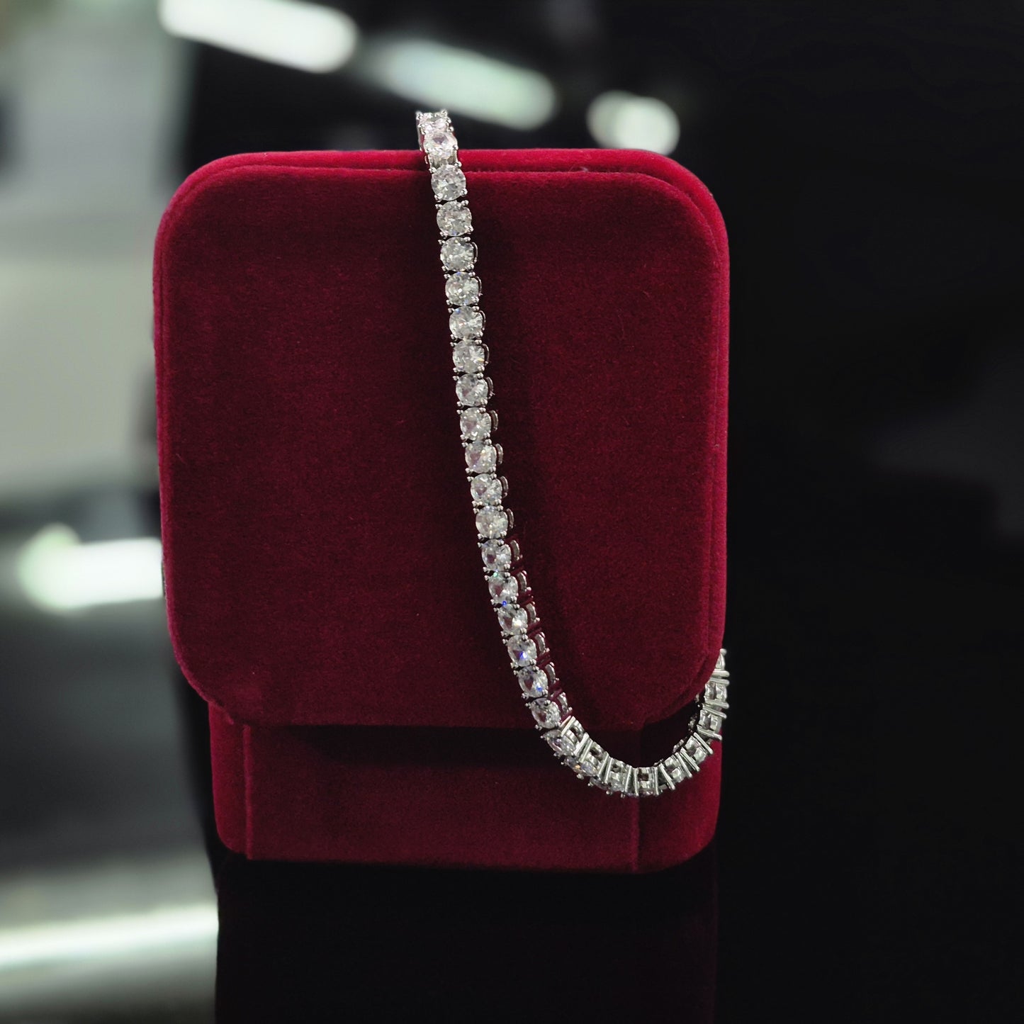 S925 Moissanite Diamond Bracelet - 3mm
