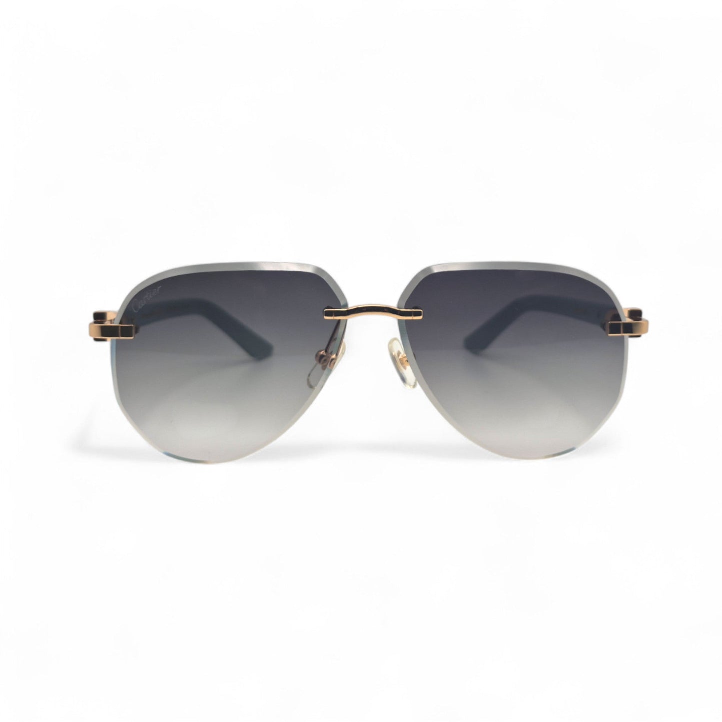 CT0440S C Decor Pilot Sunglasses - Gold Composite Marbles w/ Aviator Lenses