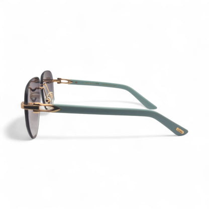 CT0440S C Decor Pilot Sunglasses - Gold Composite Marbles w/ Aviator Lenses