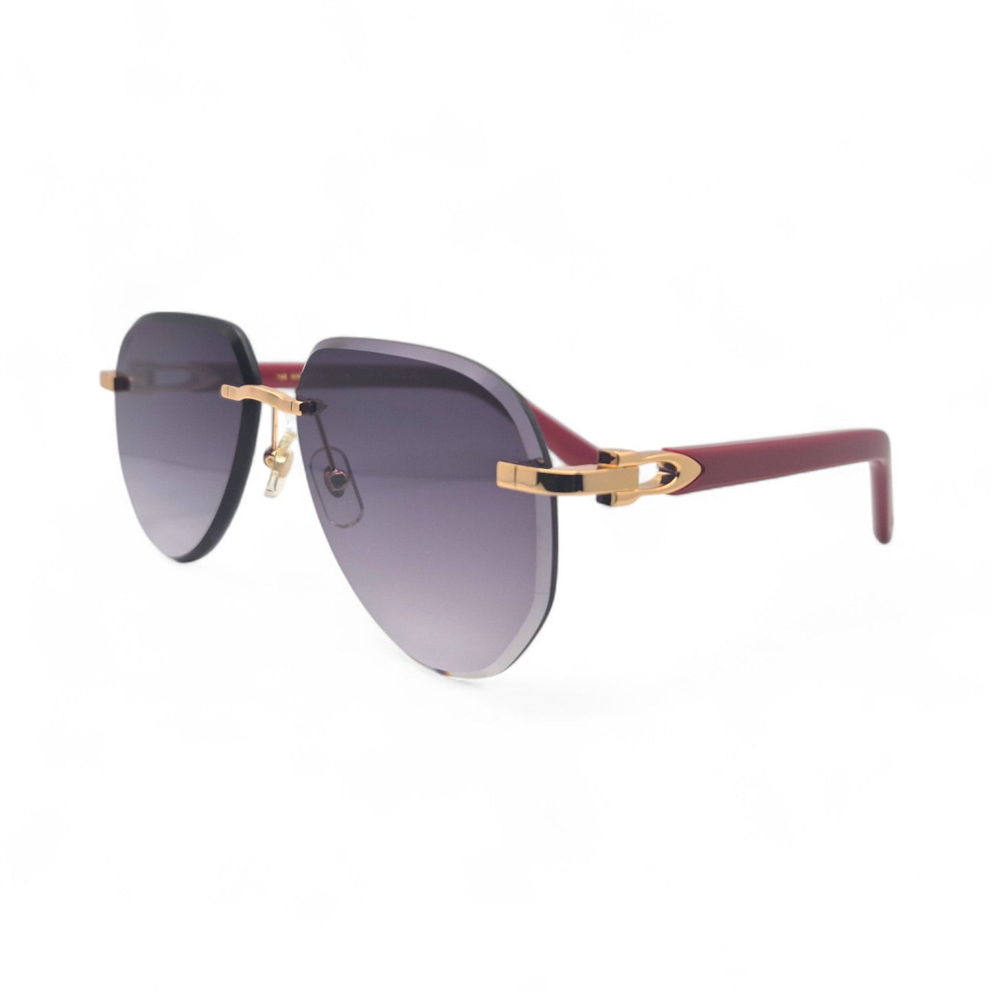 CT0440S C Decor Pilot Sunglasses - Gold Composite Marbles w/ Aviator Lenses