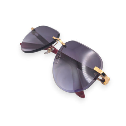 CT0440S C Decor Pilot Sunglasses - Gold Composite Marbles w/ Aviator Lenses