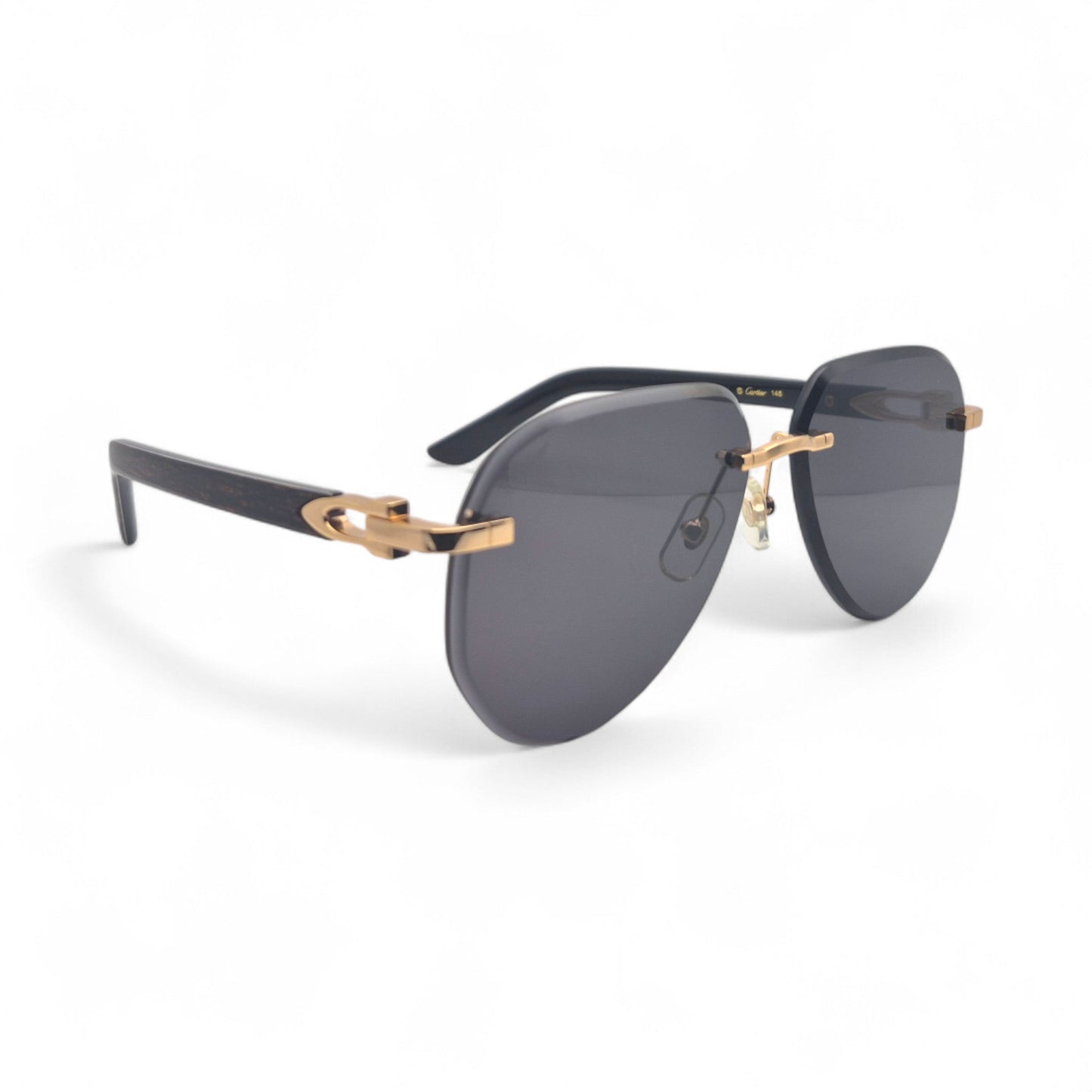CT0440S C Decor Pilot Sunglasses - Gold Composite Marbles w/ Aviator Lenses