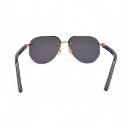 CT0440S C Decor Pilot Sunglasses - Gold Composite Marbles w/ Aviator Lenses