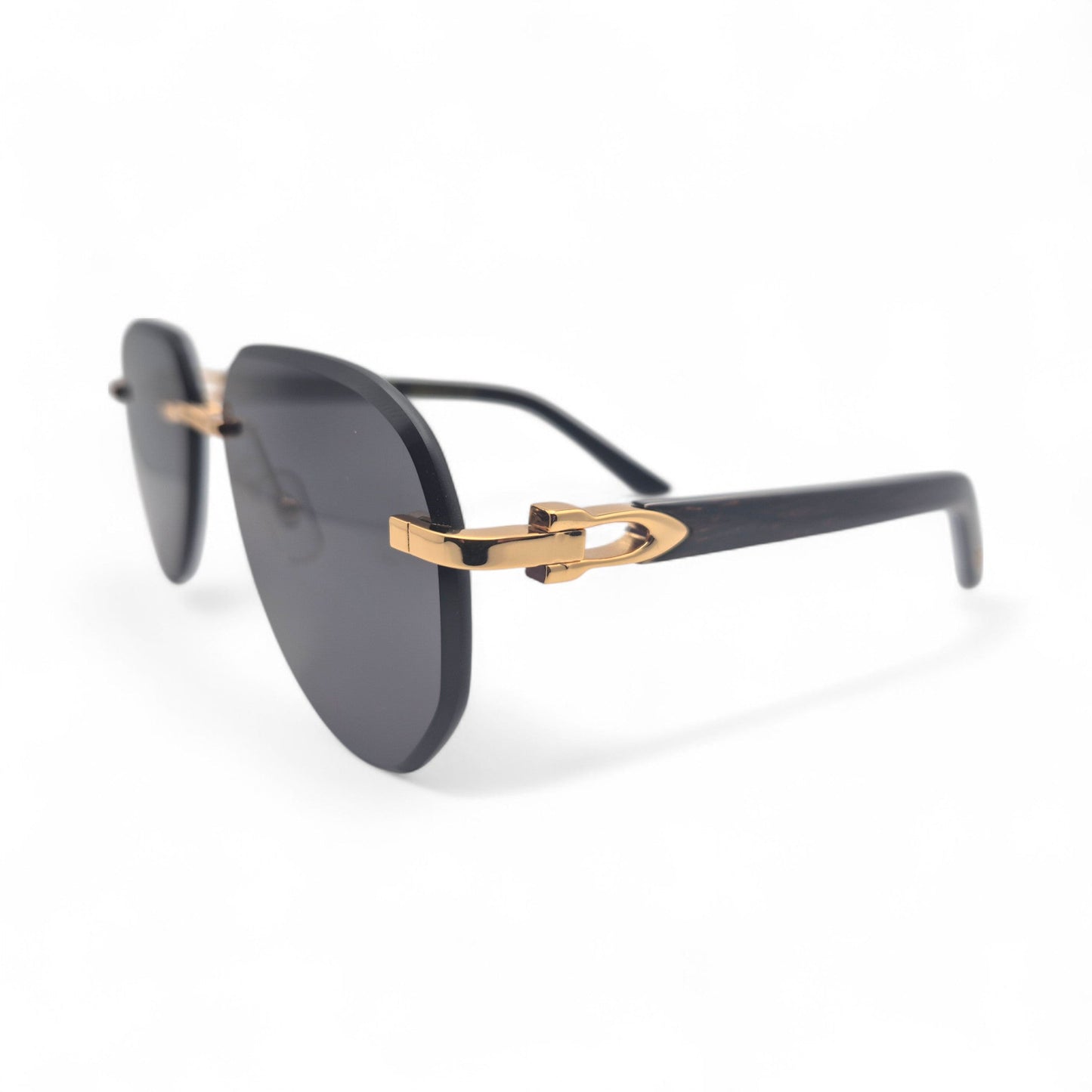 CT0440S C Decor Pilot Sunglasses - Gold Composite Marbles w/ Aviator Lenses