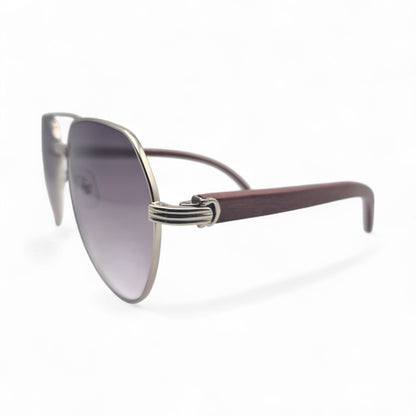 CT0272S Santos Aviators Sunglasses - Woods w/ Faded Lenses