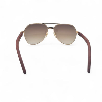 CT0272S Santos Aviators Sunglasses - Woods w/ Faded Lenses