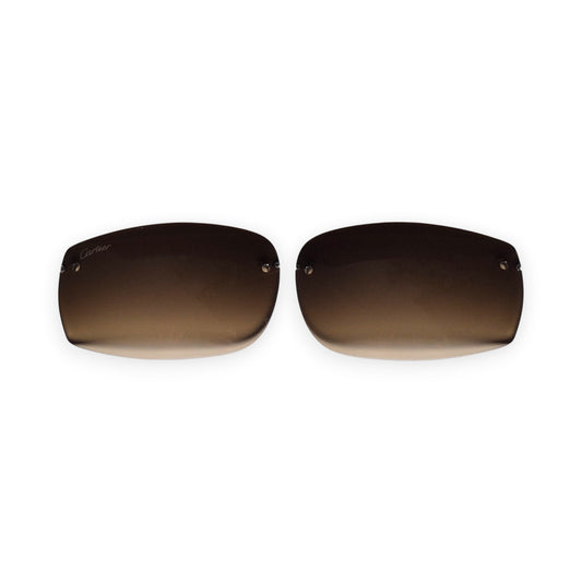 Custom Shape Lenses (55) - Dark Brown Gradient