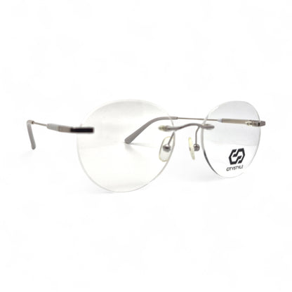 citystyle_3005_silver_gray_rimless_round_eyeglasses