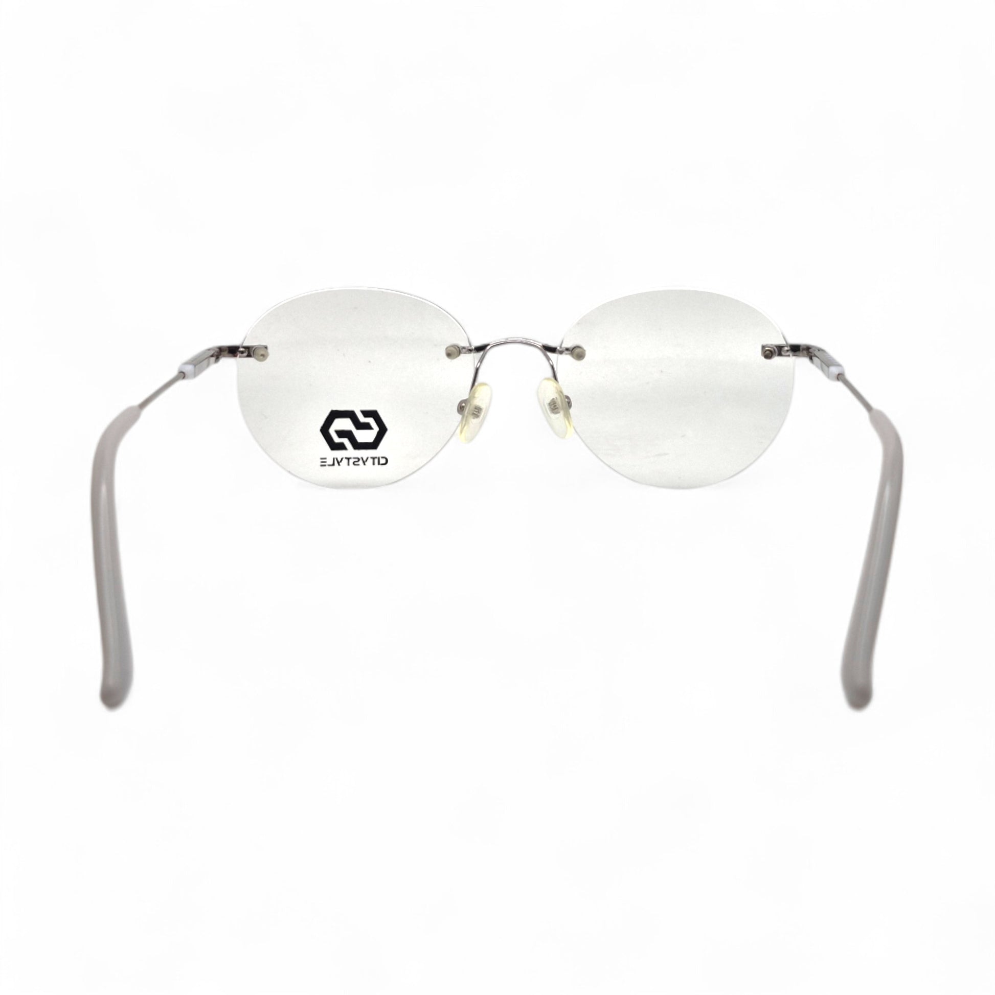 citystyle_3005_silver_gray_rimless_round_eyeglasses