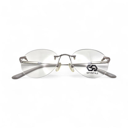 citystyle_3005_silver_gray_rimless_round_eyeglasses