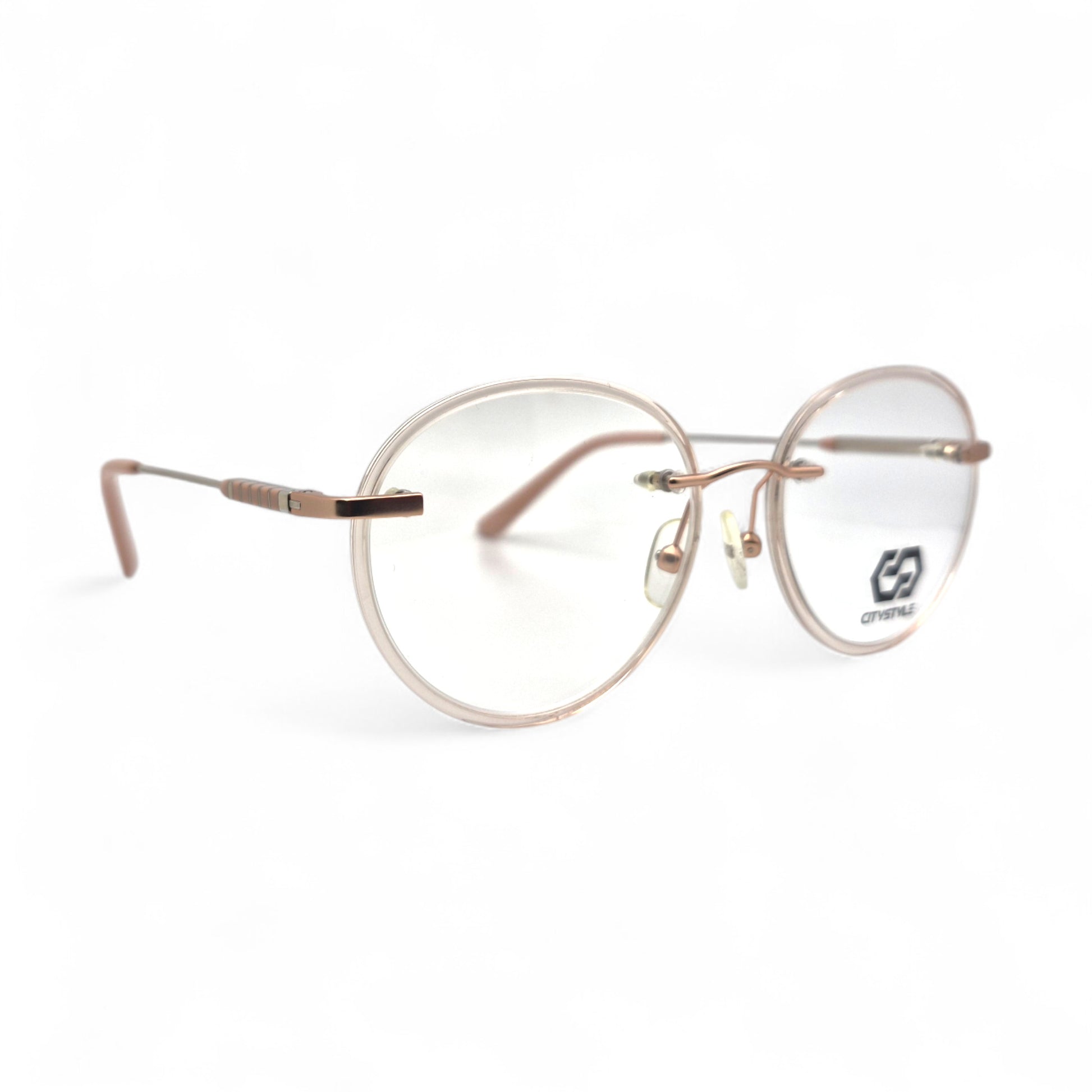 citystyle_3005_rose_gold_pink_fullframe_round_eyeglasses