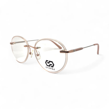 citystyle_3005_rose_gold_pink_fullframe_round_eyeglasses