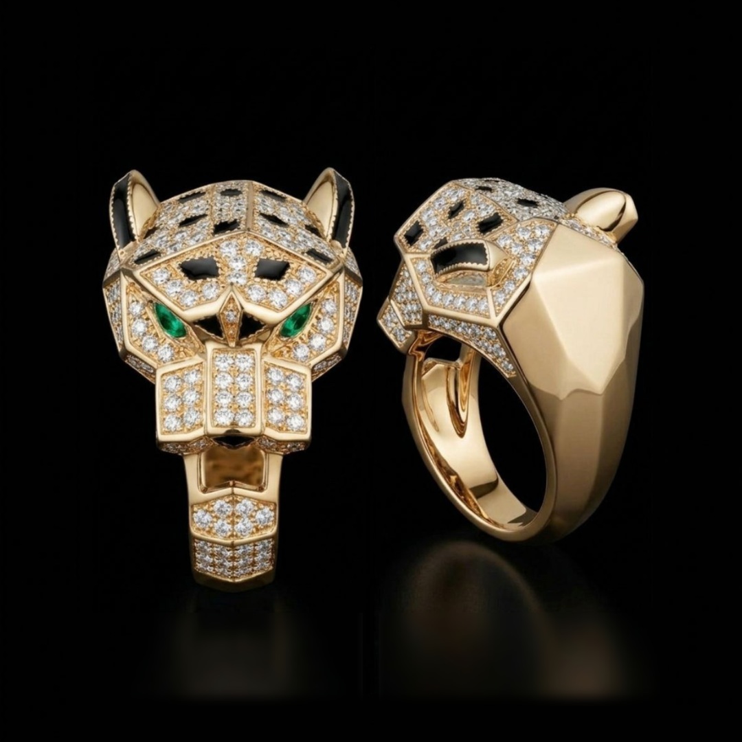 Panthere Ring - S925 CZ Diamonds