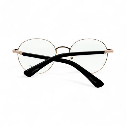 CityStyle_8022_rose_gold_red_round_eyeglasses