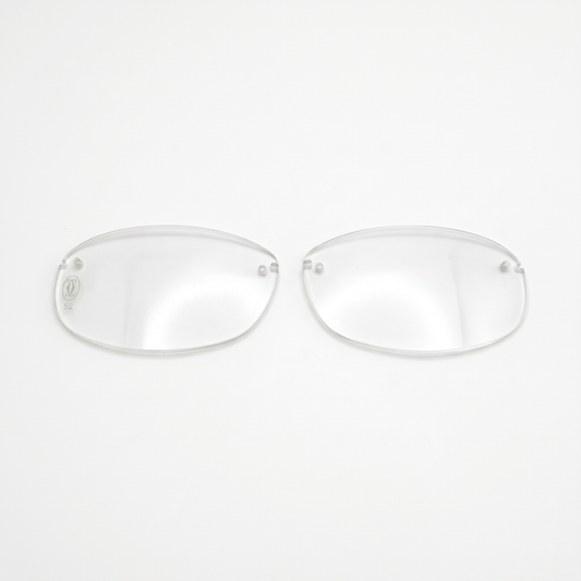 Classic Oval C Decor Lenses (52) - Clear