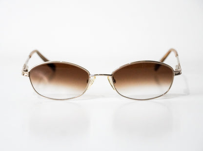 Cafr™ C422F - Gold Wires w/ Brown Transitional Lenses