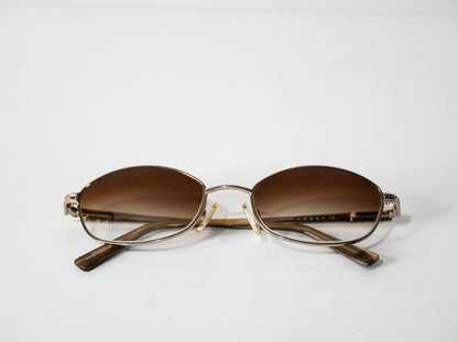 Cafr™ C422F - Gold Wires w/ Brown Transitional Lenses