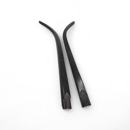 Giverny 49-55 Old Skool Temples - Polished Black Buffs