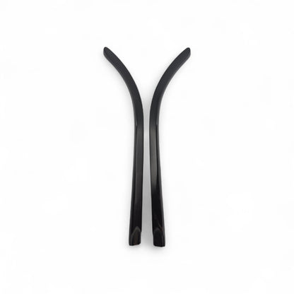 Giverny 49-55 Old Skool Temples - Polished Black Buffs