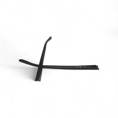 Giverny 49-55 Old Skool Temples - Polished Black Buffs