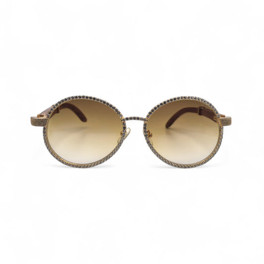 55_18_Gold_Woods_Diamond_Frame_Olive_Brown_Lenses