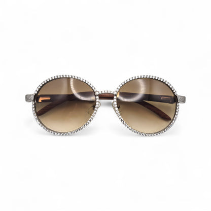 55_18_Silver_Woods_Diamond_Frame_Olive_Brown_Lenses