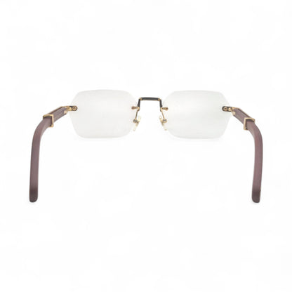 CT0362S Premiere - 56-21 Gold Brown Woods Eyeglasses (2023)