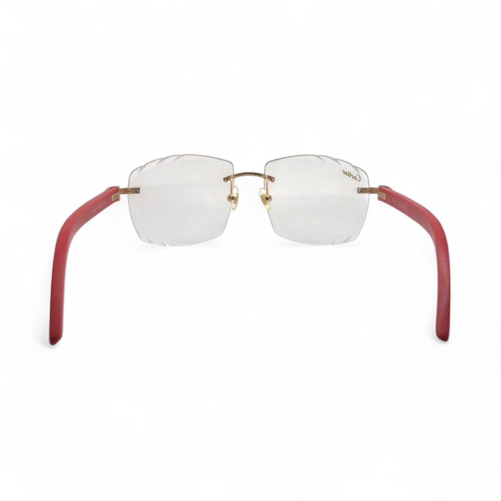 C Decor Woods (Transitions w/ Diamond Cut) - Gold Woods Sunglasses w/ Transitional Lenses (2010s) - Luxury Optical