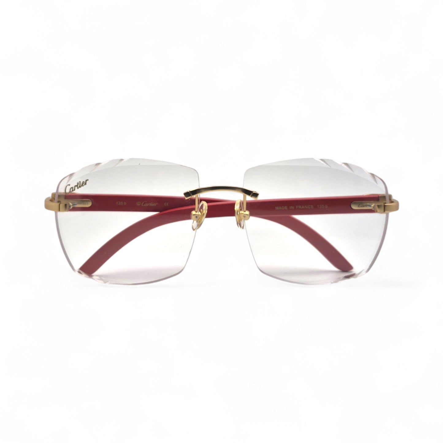 C Decor Woods (Transitions w/ Diamond Cut) - Gold Woods Sunglasses w/ Transitional Lenses (2010s) - Luxury Optical