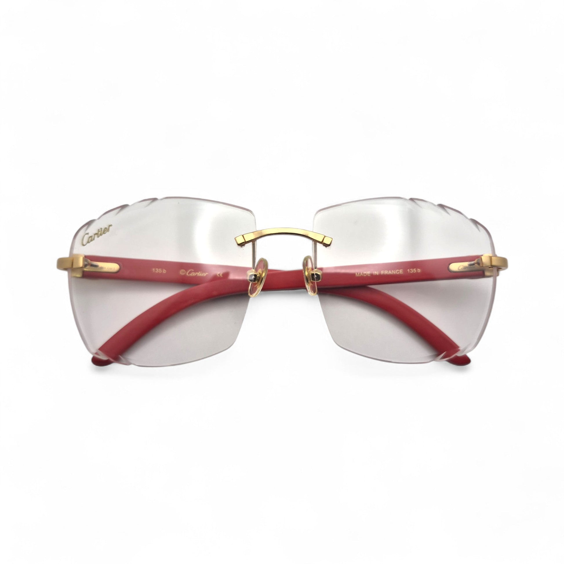 C Decor Woods (Transitions w/ Diamond Cut) - Gold Woods Sunglasses w/ Transitional Lenses (2010s) - Luxury Optical