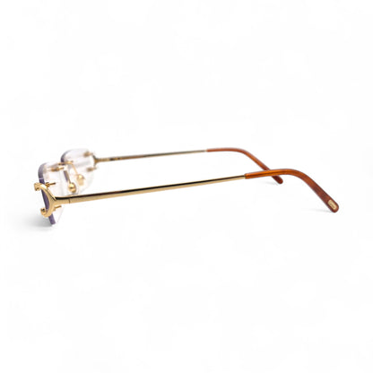 CT0092O Piccadilly Big C Decor - Wires Eyeglasses/Sunglasses w/ Rectangle Lenses (2024) - Luxury Optical