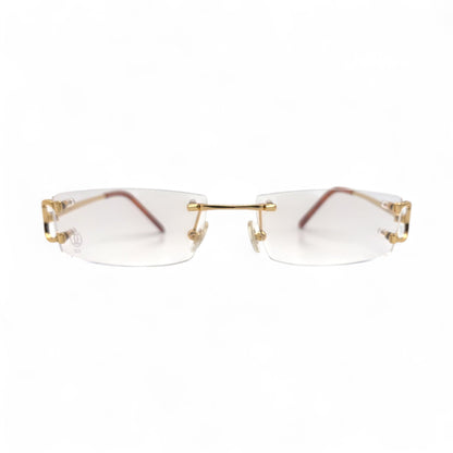 CT0092O Piccadilly Big C Decor - Wires Eyeglasses/Sunglasses w/ Rectangle Lenses (2024) - Luxury Optical