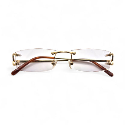 CT0092O Piccadilly Big C Decor - Wires Eyeglasses/Sunglasses w/ Rectangle Lenses (2024) - Luxury Optical