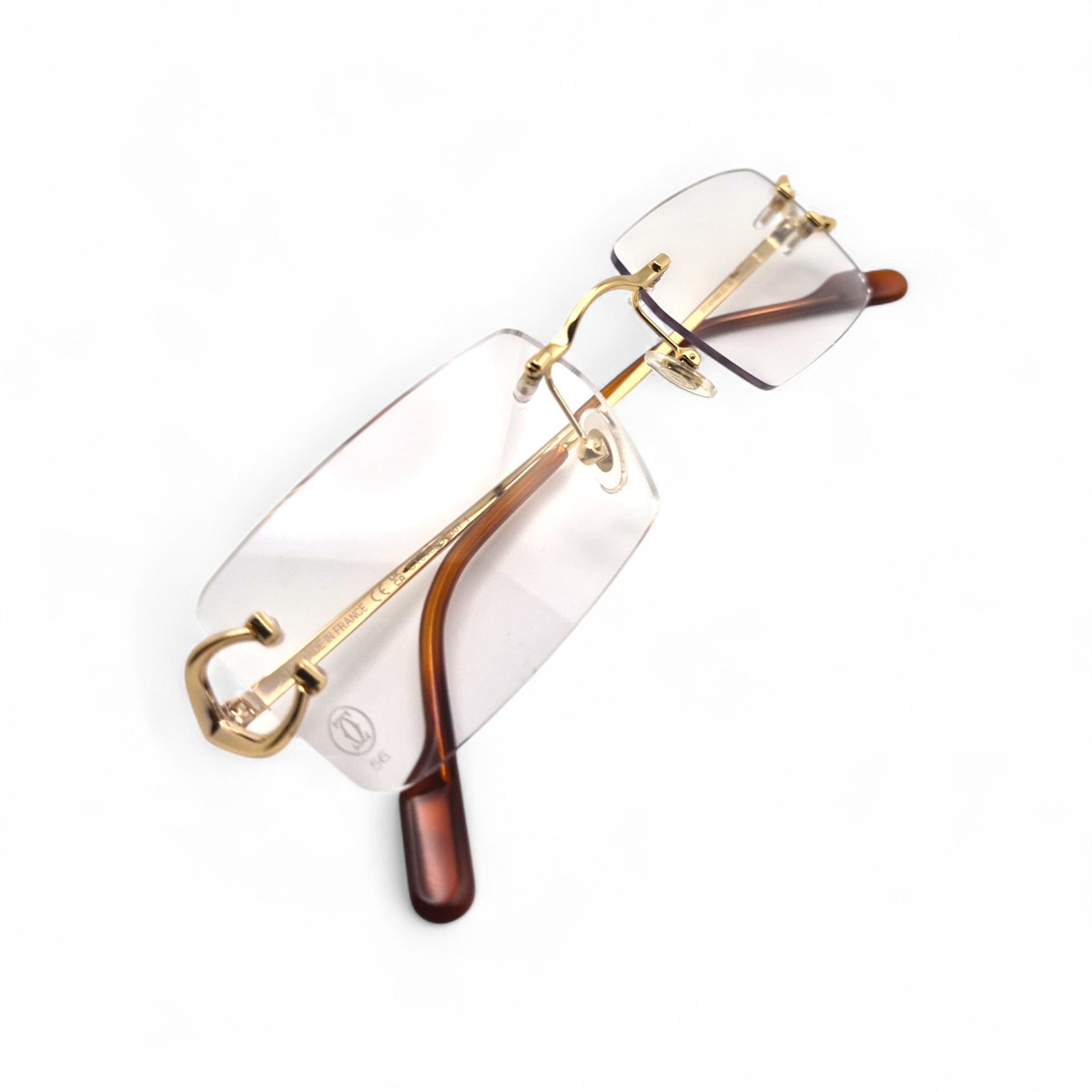CT0344O Piccadilly Big C Decor - Wires Eyeglasses w/ Rectangle Lenses (2025) - Luxury Optical