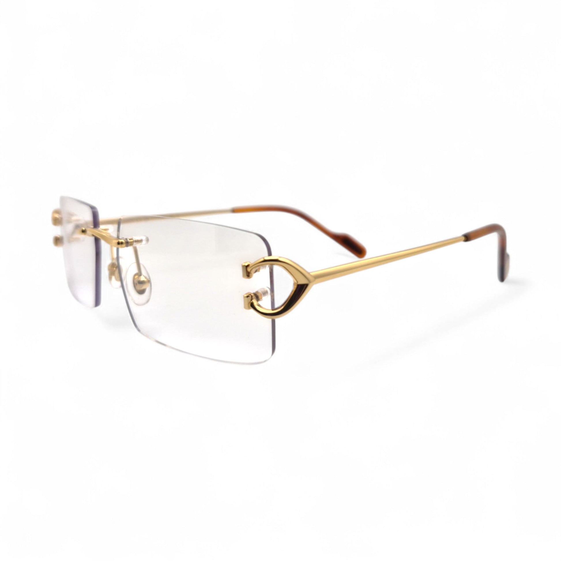 CT0344O Piccadilly Big C Decor - Wires Eyeglasses w/ Rectangle Lenses (2025) - Luxury Optical