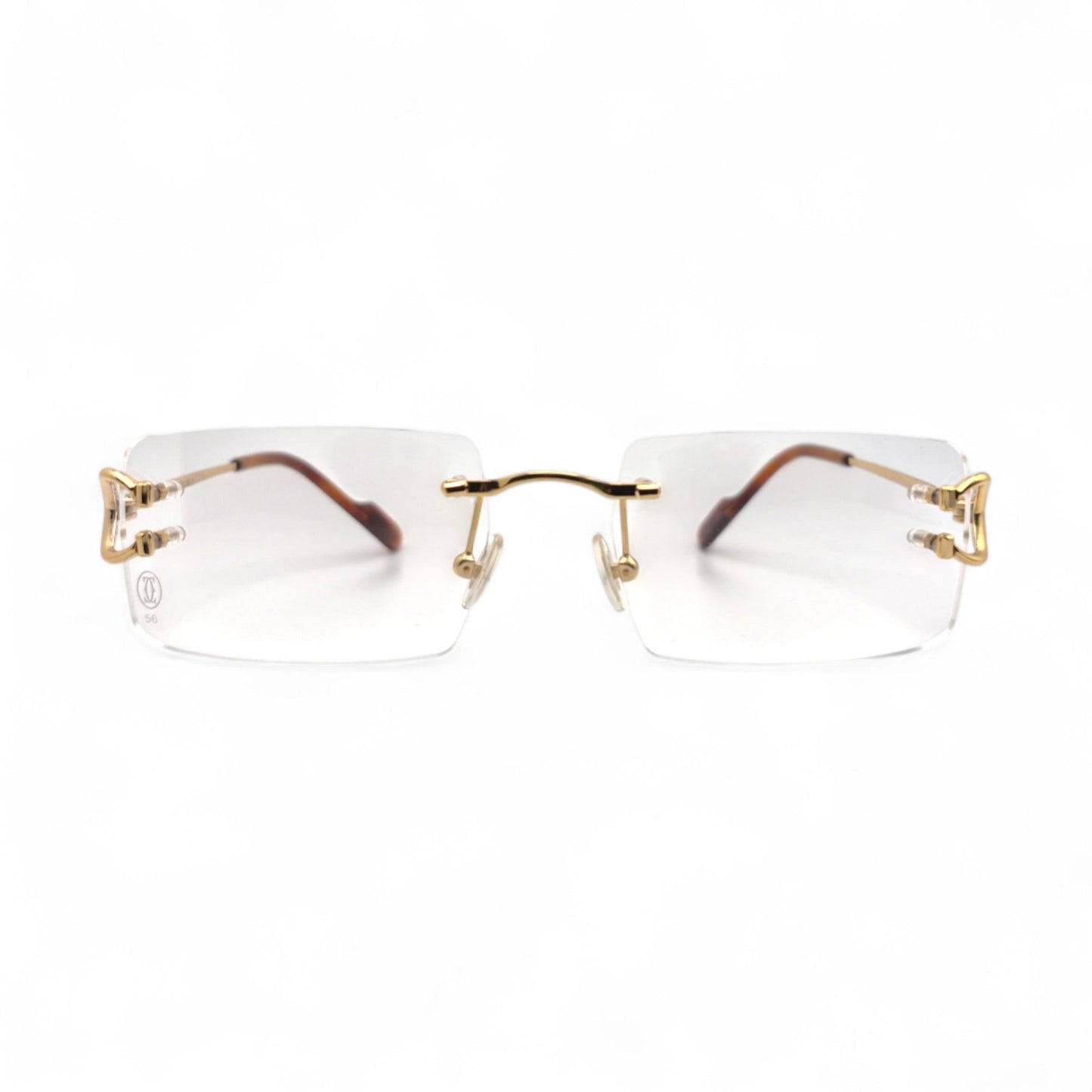 CT0344O Piccadilly Big C Decor - Wires Eyeglasses w/ Rectangle Lenses (2025) - Luxury Optical
