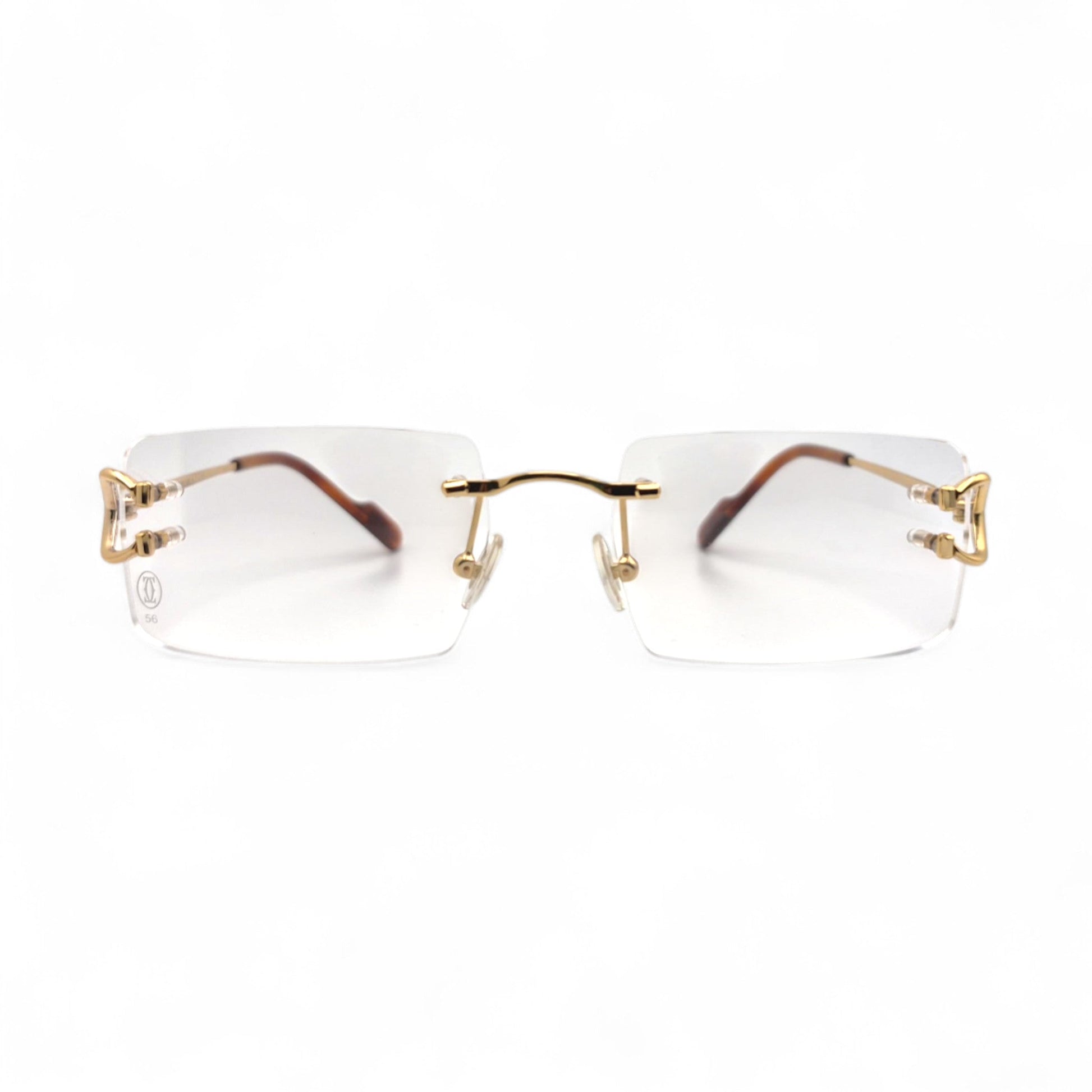 CT0344O Piccadilly Big C Decor - Wires Eyeglasses w/ Rectangle Lenses (2025) - Luxury Optical
