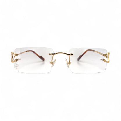 CT0344O Piccadilly Big C Decor - Wires Eyeglasses w/ Rectangle Lenses (2025) - Luxury Optical
