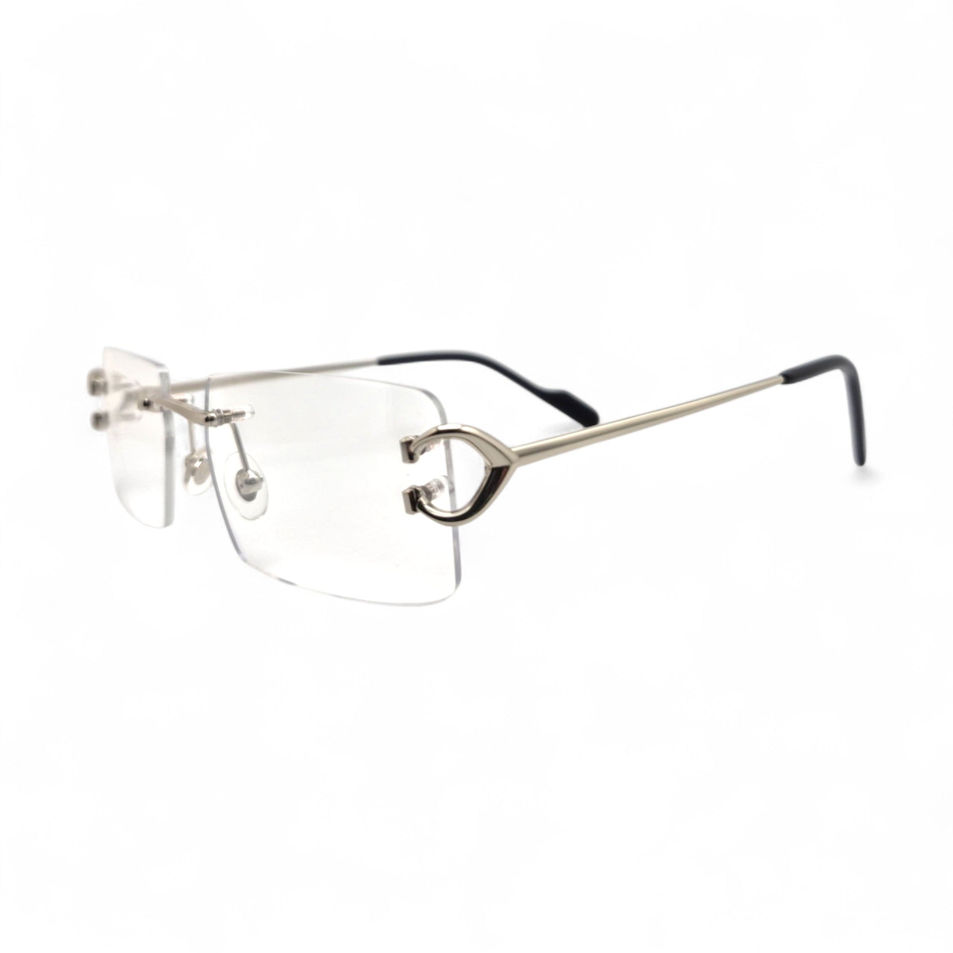 CT0344O Piccadilly Big C Decor - Wires Eyeglasses w/ Rectangle Lenses (2025) - Luxury Optical