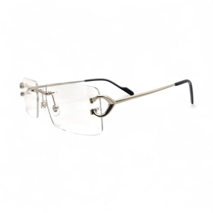 CT0344O Piccadilly Big C Decor - Wires Eyeglasses w/ Rectangle Lenses (2025) - Luxury Optical