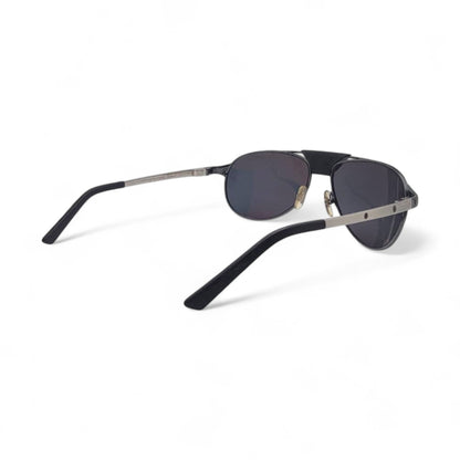 CT0034S Authentic Cartier Santos - Gunmetal Aviator Wires Sunglasses (2010s)