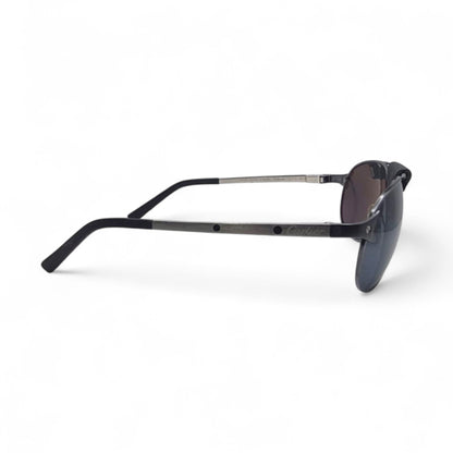 CT0034S Authentic Cartier Santos - Gunmetal Aviator Wires Sunglasses (2010s)