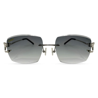 Big C Decor (Facet) - Wires Sunglasses w/ Custom Mykonos Lenses (2010s) - Luxury Optical