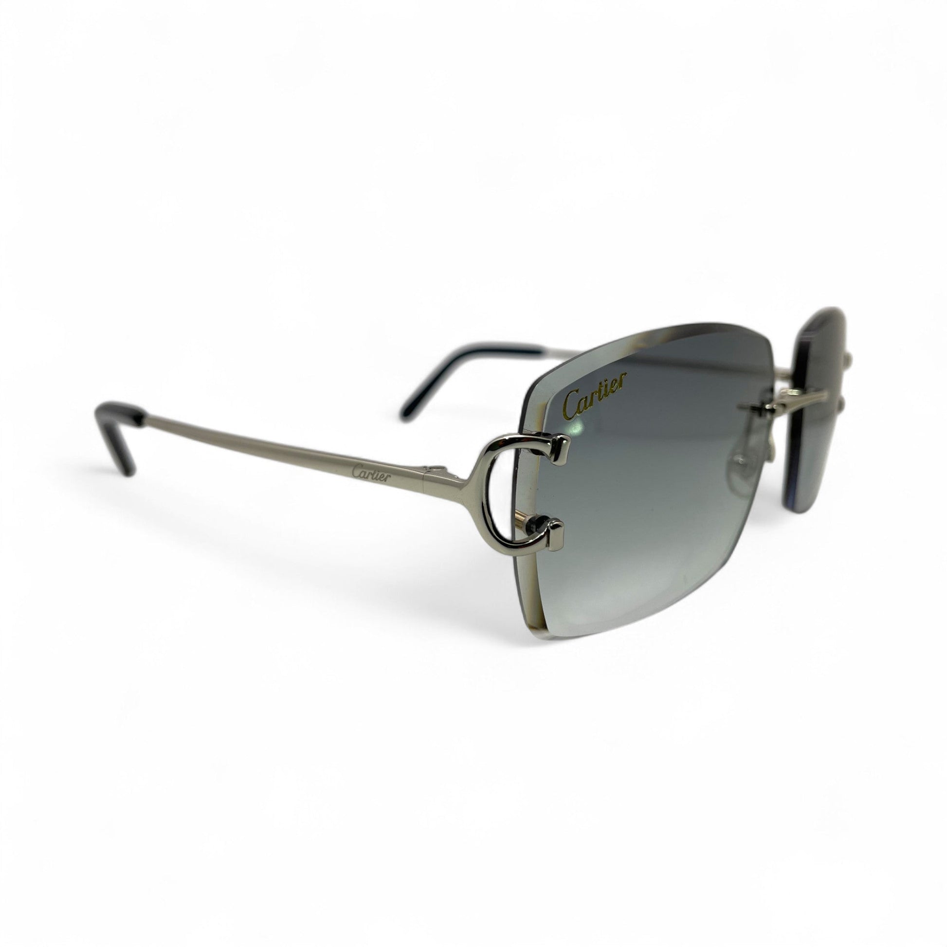 Big C Decor (Facet) - Wires Sunglasses w/ Custom Mykonos Lenses (2010s) - Luxury Optical