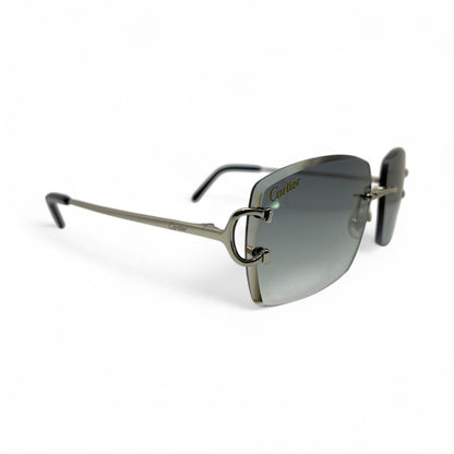Big C Decor (Facet) - Wires Sunglasses w/ Custom Mykonos Lenses (2010s) - Luxury Optical