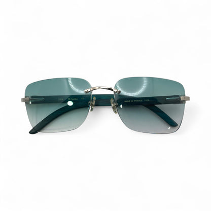 C Decor Woods - Rimless Wood Sunglasses (2010s) - Luxury Optical