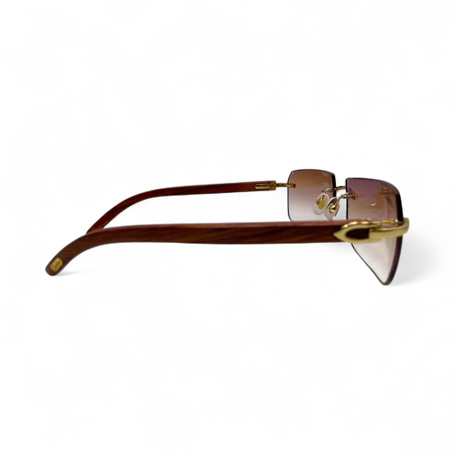 C Decor Woods - Rimless Wood Sunglasses (2010s) - Luxury Optical